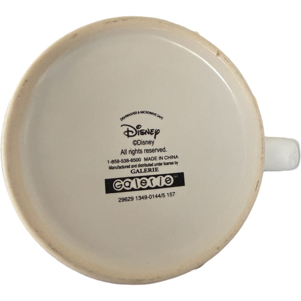 Mickey XL 24 Ounce Coffee Mug Holiday Scarf Disney Striped Drinking Cup - Picture 6 of 6